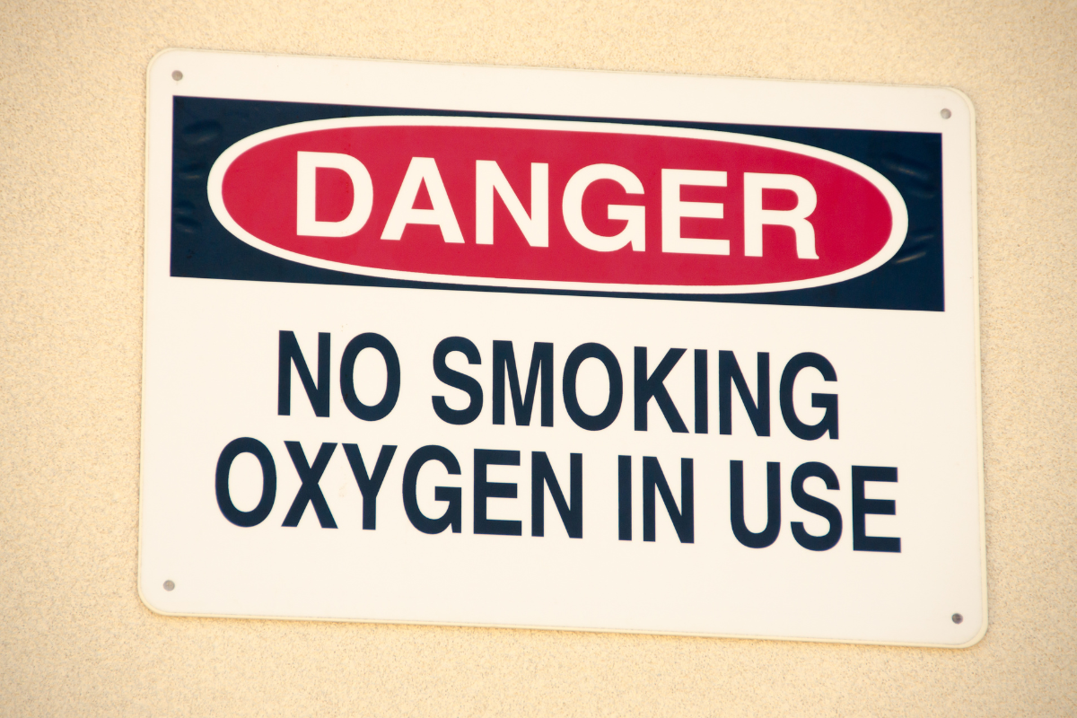 Oxygen sale in use